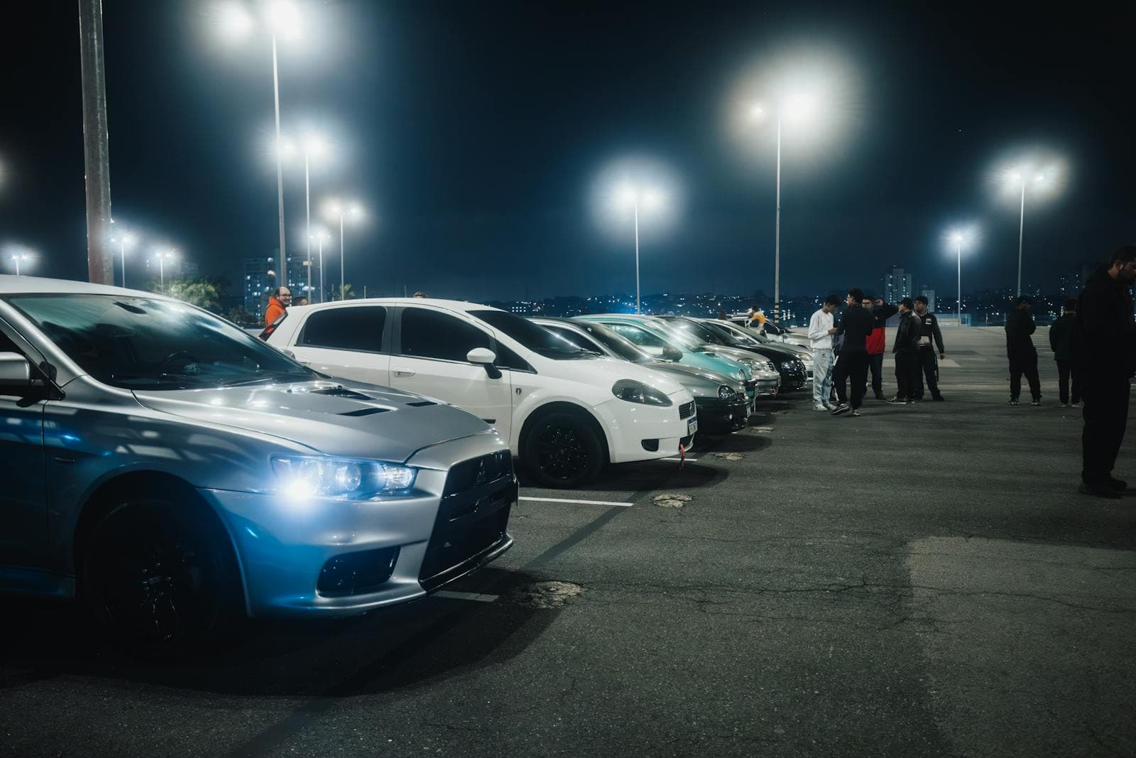 Several hundred cars, and the people who built them